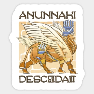 Anunnaki Alien Descendant t shirt P R t shirt Sticker